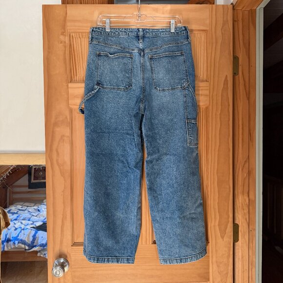 Universal Thread High-waisted Wide Leg Carpenter Work Jeans 14/32R - Picture 3 of 14